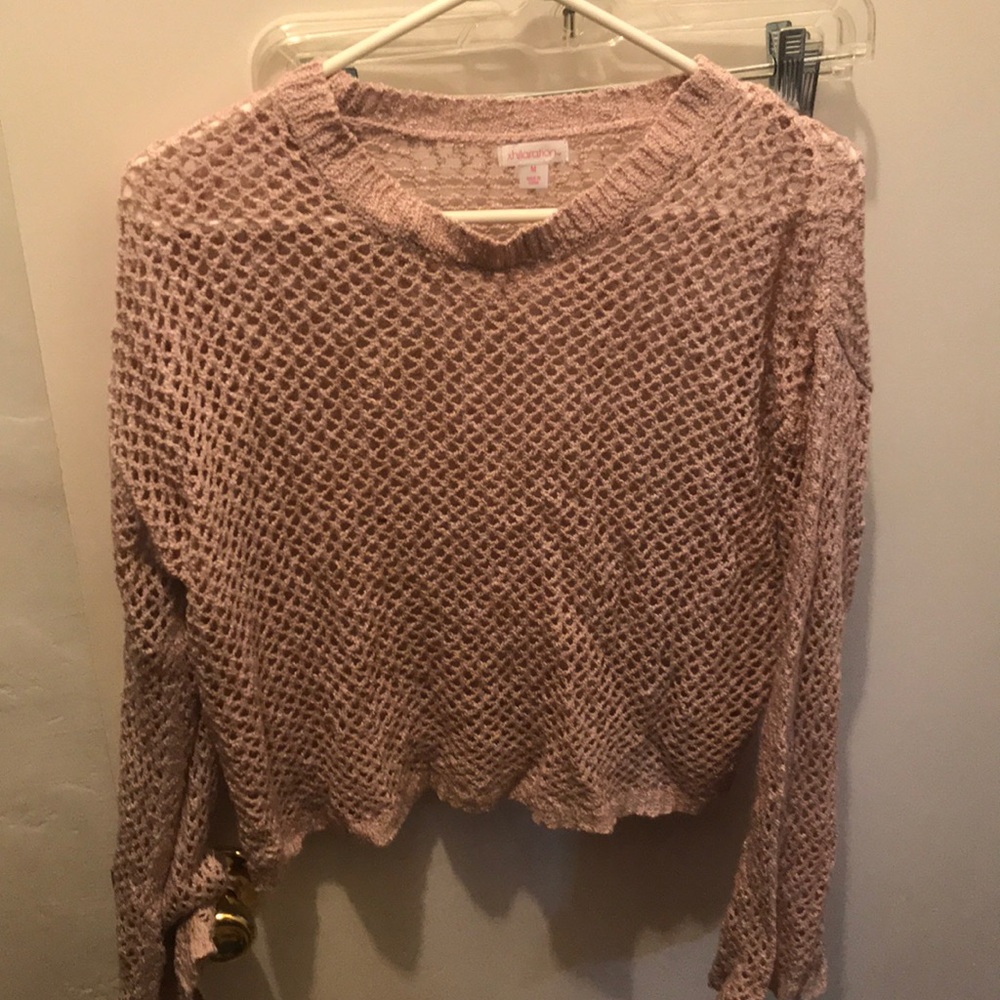 Long sleeve crop